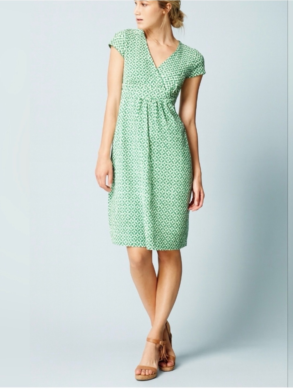 Lola Jersey Knit Faux Wrap Dress